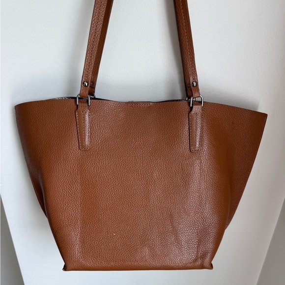 Botkier Hudson Stripe Tote Brown Leather - Picture 7 of 7
